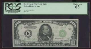 The high denomination bills were issued in a small size in 1929, along 