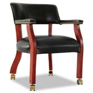  CE43CVY11MY   Traditional Series Guest Arm Chair w/Casters, Mahogany 