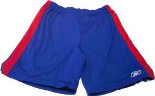 REEBOK MENS BASKETBALL SHORTS NEW BLUE/RED SIZE X LARGE NWT  