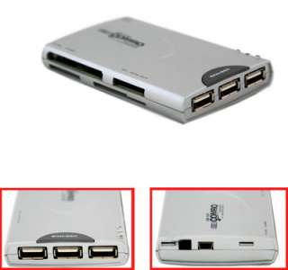 USB 2.0 HUB Card Reader/Writer SD/XD/CF/MS/SM  