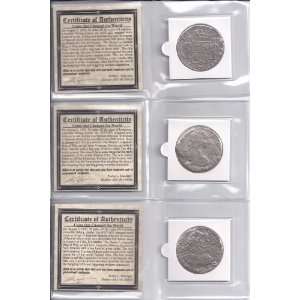   COBB 8 REALES,Silver El Cazador Shipwreck Coins. 