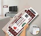 BOSTON RED SOX MLB 100th Anniversary MEGA TICKET Canvas