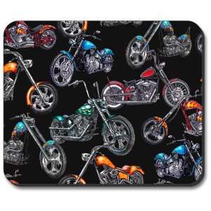  Choppers & Skulls   Black Mouse Pad