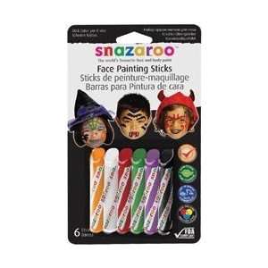  Snazaroo 6 Face Paint Sticks   Halloween Set