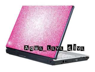  Notebook Laptop Cover Bling Rhinestone Crystal Sticker Skin 13 14 15