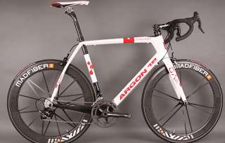 2011 Argon 18 Gallium Carbon Road Bike   Mad Fiber Wheelset Campagnolo 