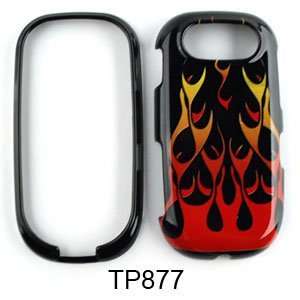  Pantech Ease P2020 Wild Fire, Orange/Red Hard Case,Cover 