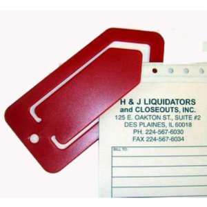  Large Red Plastic Paper Clip Electronics