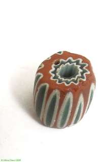   rare other names chevron rosetta or star bead type of bead drawn made