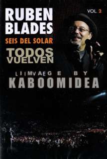 RUBEN BLADES Todos Vuelven Vol.2 DVD SALSA EN VIVO  
