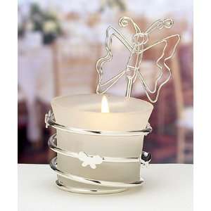 Bridal Shower / Wedding Favors  Butterfly Design Candleholders 