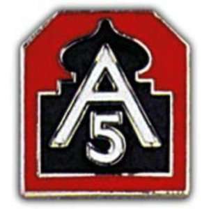  U.S. Army Fifth Army Pin 1 Arts, Crafts & Sewing