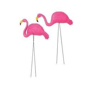 Pink Flamingo Yard Ornament Party Decor