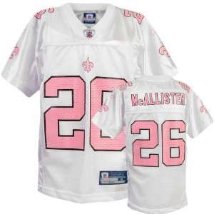   Pink Reebok NFL Girls 7 16 Replica New Orleans Saints Youth Jersey