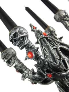 Scratch and Dent` Grim Reaper 4 Candle Candelabra Angel Of Death 