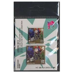  2012 Olympic Wheelchair Rugby Stamp and Pin Pack 