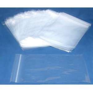  100 Poly Bag Zipper Resealable Plastic Shipping Bags 6 x 