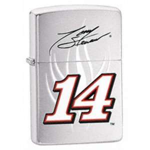   Tony Stewart with Signature Pocket Lighter (Silver, 5 1/2 x 3 1/2 cm