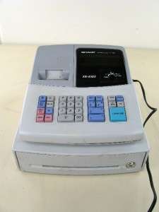 Sharp XE A102 Electronic Cash Register Till for Parts or Repair  