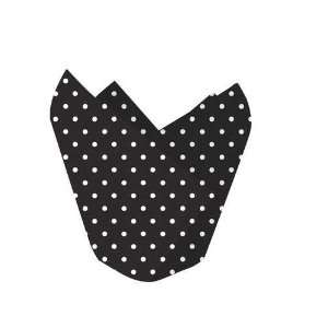    Black and White Polka Dot Baking Cups 12 Pack