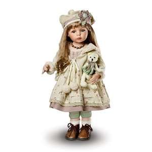  Shirlee Collectible Porcelain Vintage Style Doll by Ashton 