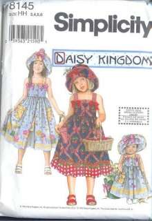 Simplicity Daisy Kingdom Girls/18 Doll Sewing Pattern  