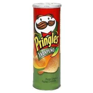 Pringles Potato Crisps, Jalapeno, 6.3 oz (Pack of 12)  