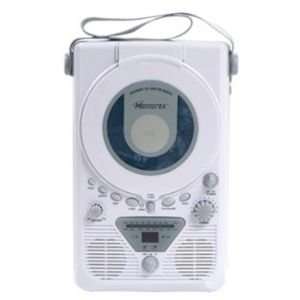    Memorex MC1001 AM/FM Shower Radio/CD Player