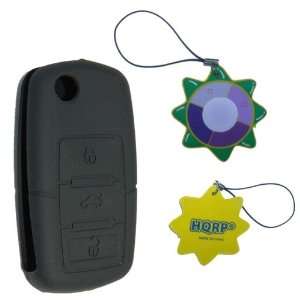 HQRP Black Folding Flip Key Case FOB Shell Remote Protective Cover 