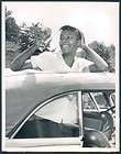 1956 Greenwich Conn Dynamite Blast Woman Rock Car Photo