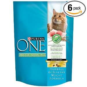 Purina One Advance Hairball Healthy Weight Cat Formula, 18 Ounce (Pack 