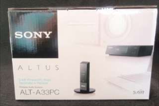 NIB Sony ALTUS S Air Bundle Wireless Receiver & Speakers ALT A33PC 