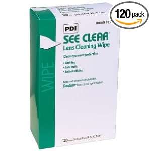 See Clear® Quick Dry Eyeglass Cleaning Wipes, Anti fog, Anti Static 