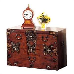  Chinese Butterfly Blanket Chest