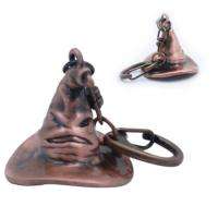HOT Harry Potter Sorting Hat Metal Key Chain Ring  