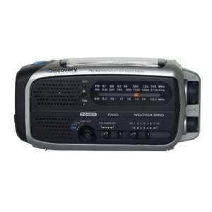   BLK SLV EMERGENCY RADIO PALM SIZED AM FM SW (D103X)  