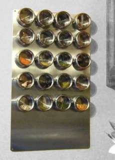 Stainless Spice Rack WITHOUT magnetic tins, 13 x 22  
