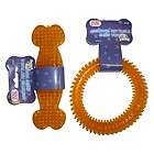 JMK 2 Piece Orange Assorted Dog Tug & Chew Toys