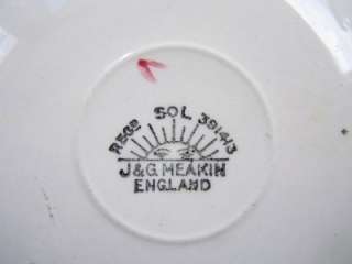 English Staffordshire J&G Meakin Welcome Home Saucer  
