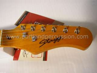 Vintage 1963 Styled Stagg Strat AWESOME BANG FOR BUCK  