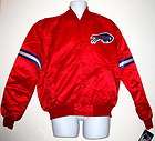 BUFFALO BILLS 1980s RED STARTER JACKET  NEW WITH TAGS  EXTRA LARGE 