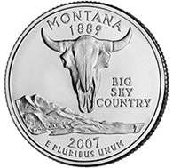 2007 Montana P & D State Quarter Mint Rolls   R53  