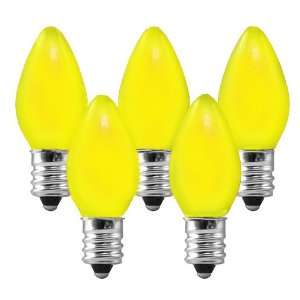 Club Pack of 100 C7 Ceramic Yellow Energy Saving Replacement Light 