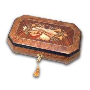   Violin Octagonal Shape Exclusive Music Jewelry Box 