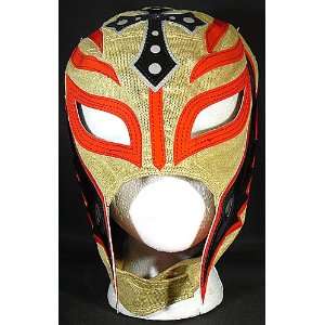  REY MYSTERIO GOLD & RED MASK KID SIZED REPLICA WRESTLING MASK 