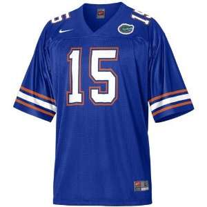   15 Youth Royal Blue Replica Football Jersey (Large)