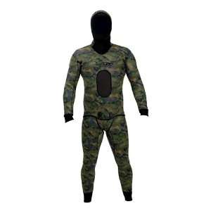 Riffe Reef Cryptic Camo 7mm Farmer John Wetsuit   Large  