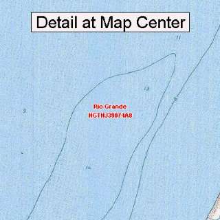 USGS Topographic Quadrangle Map   Rio Grande, New Jersey (Folded 