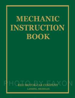   speedwagon shop manual mechanic instruction book reo motor car company
