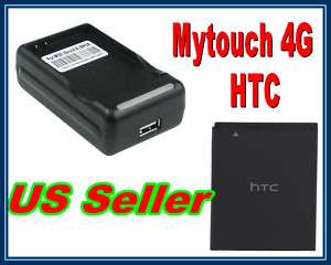NEW BATTERY + Dock Charger For HTC Mytouch 4G T mobile  